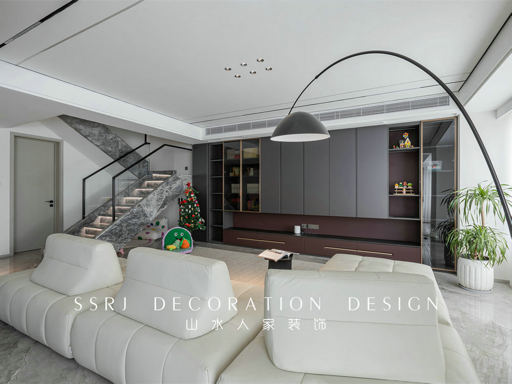 龍湖光谷城240平現代風格裝修效果圖