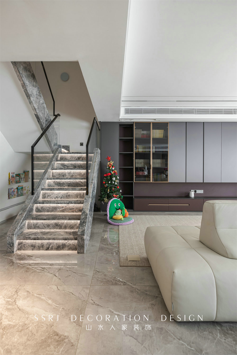 龍湖光谷城240平現代風格裝修效果圖