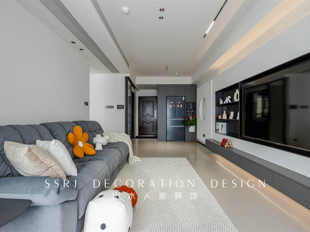 大華錦繡時代125平現代風格裝修效果圖