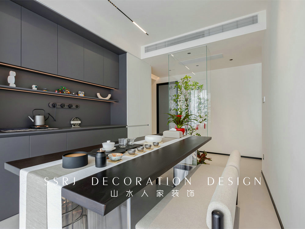 大華錦繡時代125平現代風格裝修效果圖