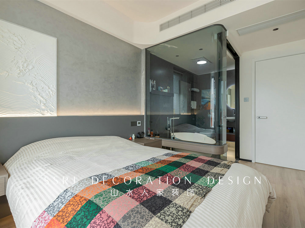 大華錦繡時代125平現代風格裝修效果圖