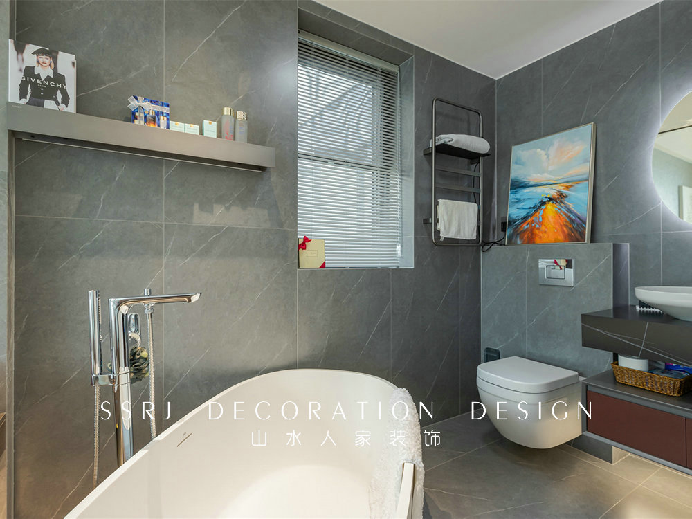 大華錦繡時代125平現代風格裝修效果圖