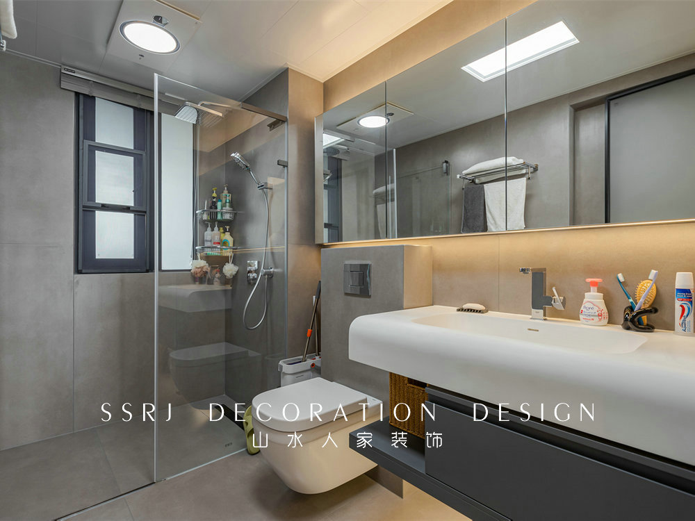 大華錦繡時代125平現代風格裝修效果圖