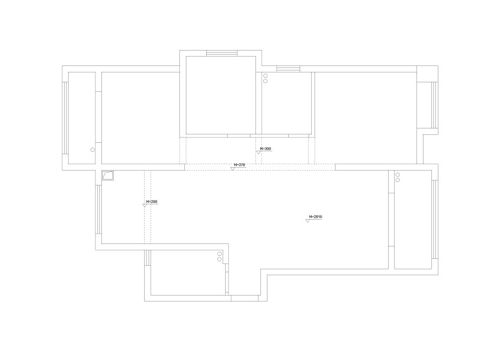 詠梅苑120平現代風格裝修效果圖
