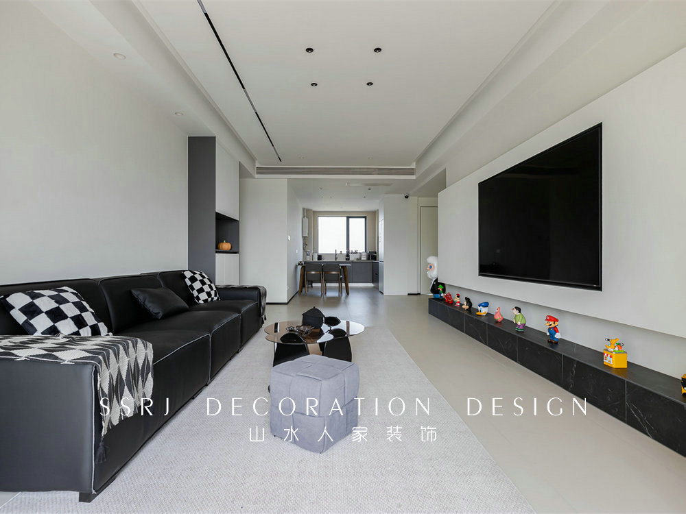 詠梅苑120平現代風格裝修效果圖