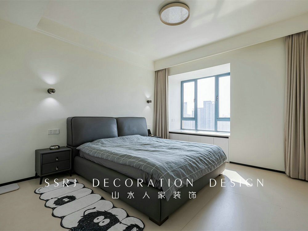 詠梅苑120平現代風格裝修效果圖