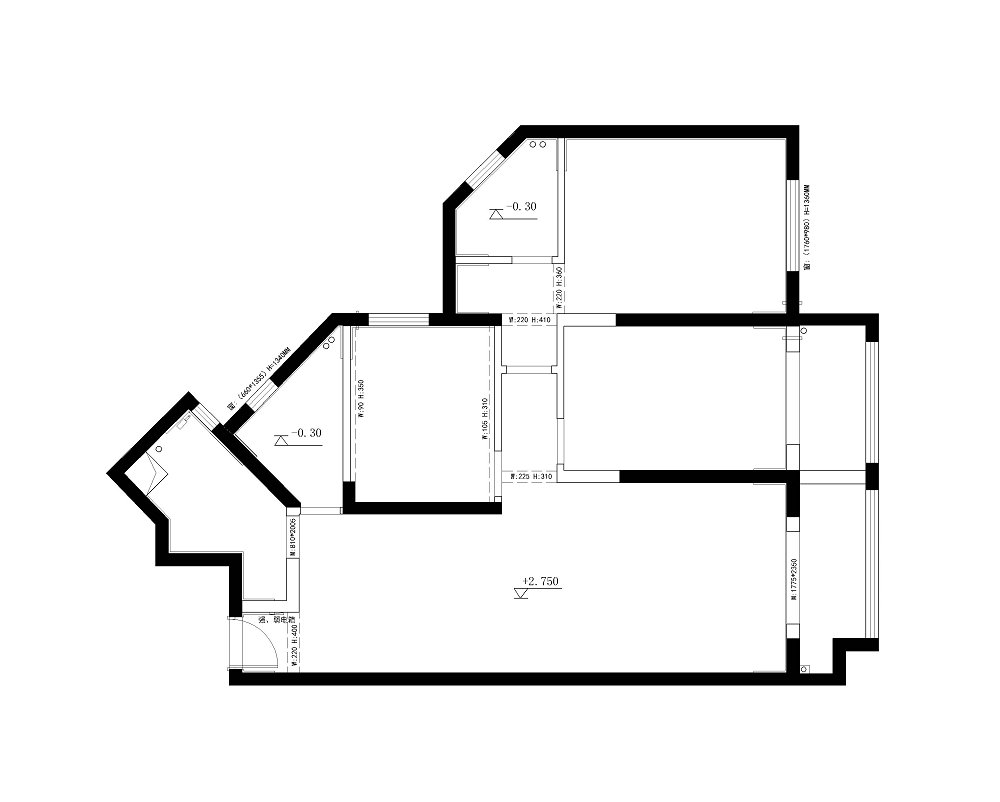 大洲星城130平現代風格裝修效果圖