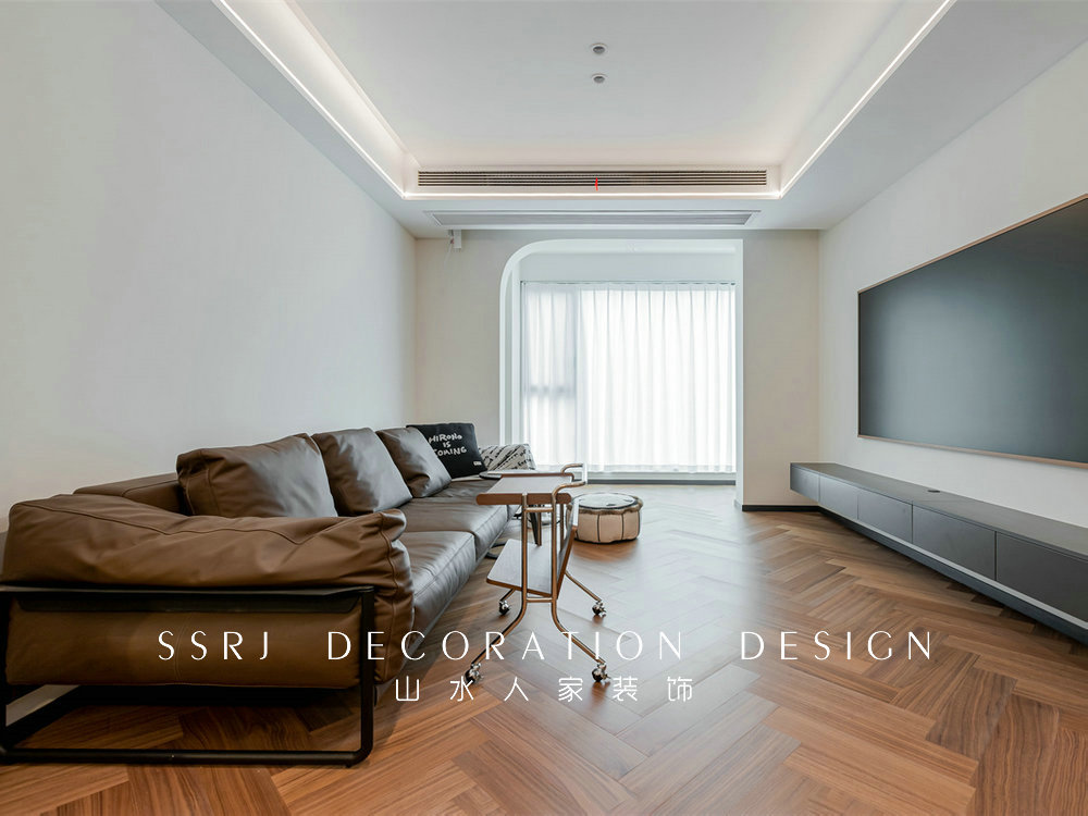 興華尚都國際106平中古風格裝修效果圖