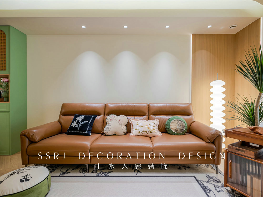 臨江府119平混搭風格裝修效果圖