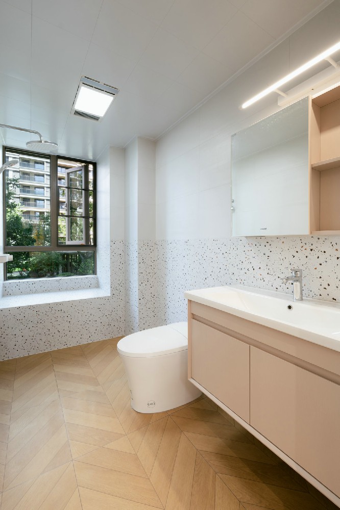 新希望錦粼九里130平奶油風格裝修效果圖