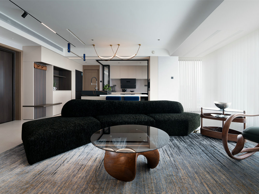 海格公館160平現代風格裝修效果圖