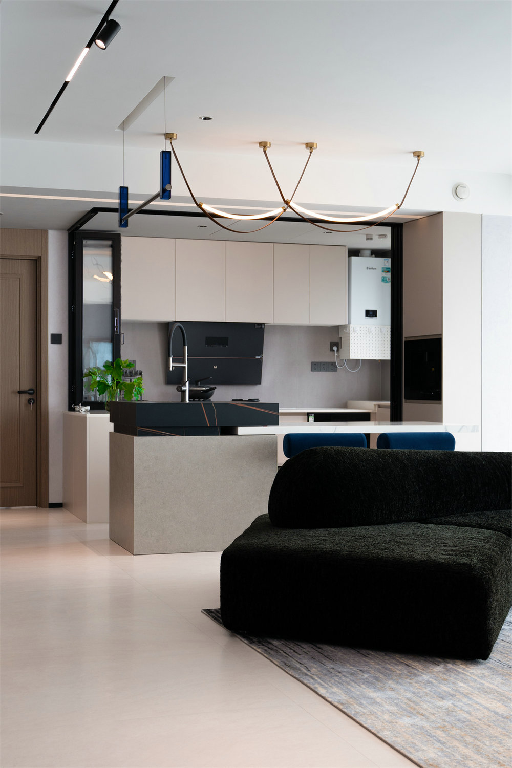 海格公館160平現代風格裝修效果圖