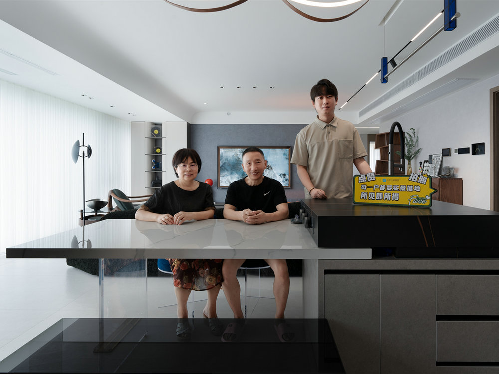 海格公館160平現代風格裝修效果圖