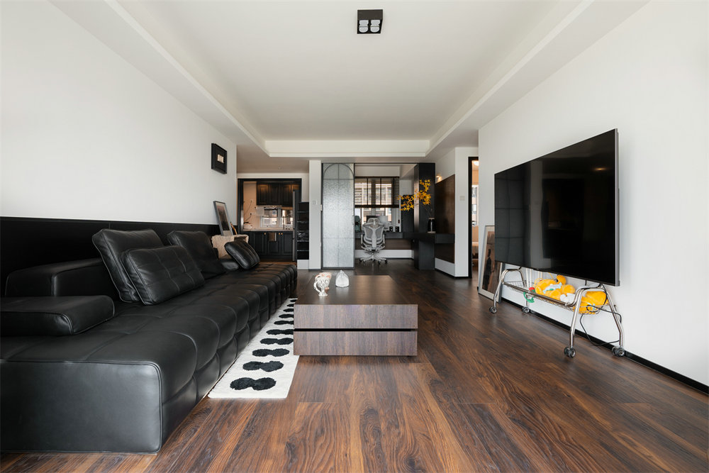 萬科城花璟苑90平復古風格裝修效果圖