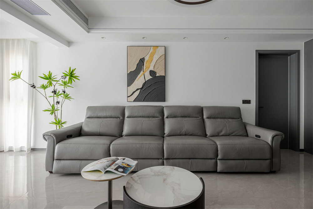 中建鉑公館122平現代風格裝修效果圖