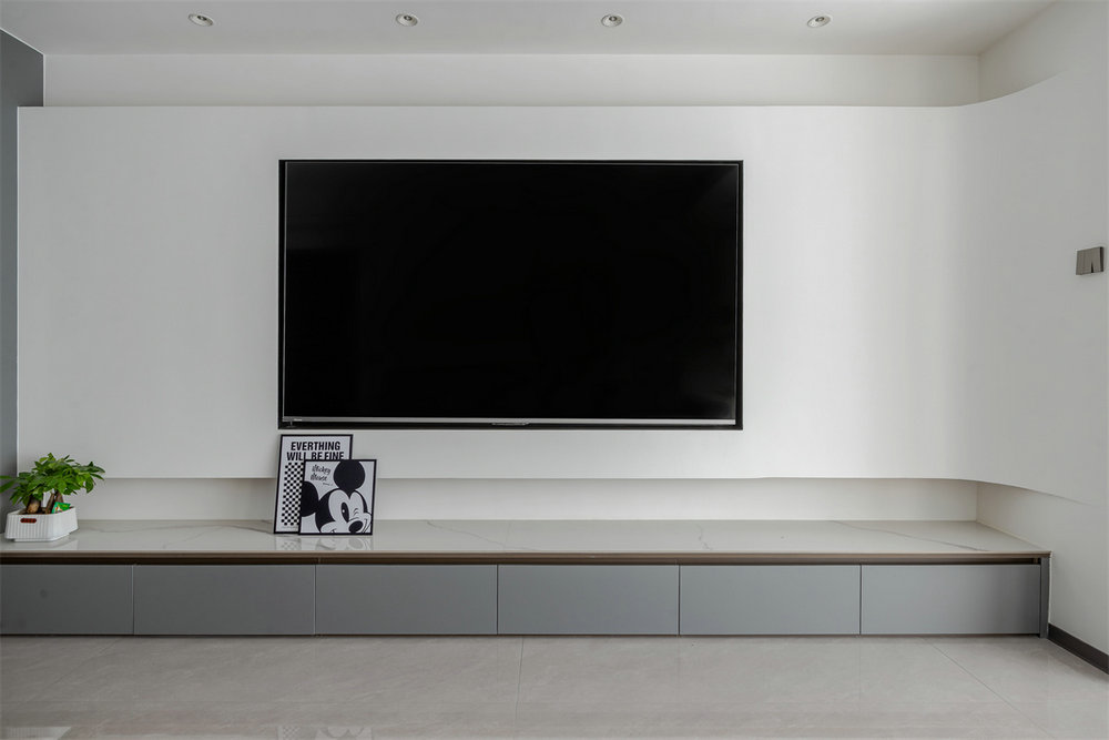 中建鉑公館122平現代風格裝修效果圖