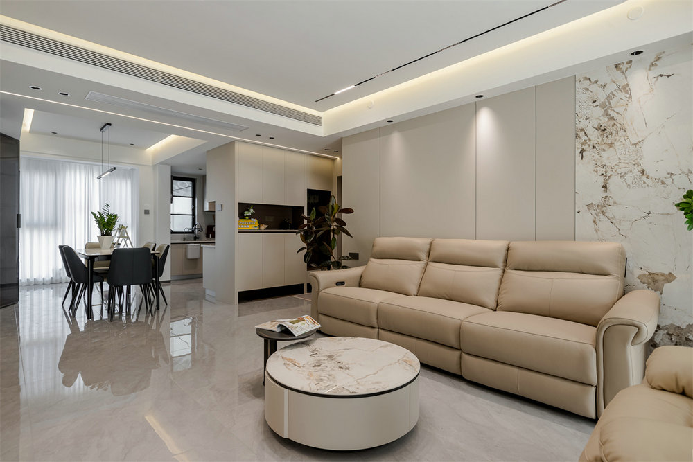 中建鉑公館138平現代風格裝修效果圖