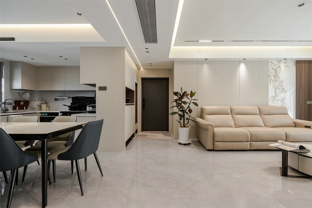 中建鉑公館138平現代風格裝修效果圖