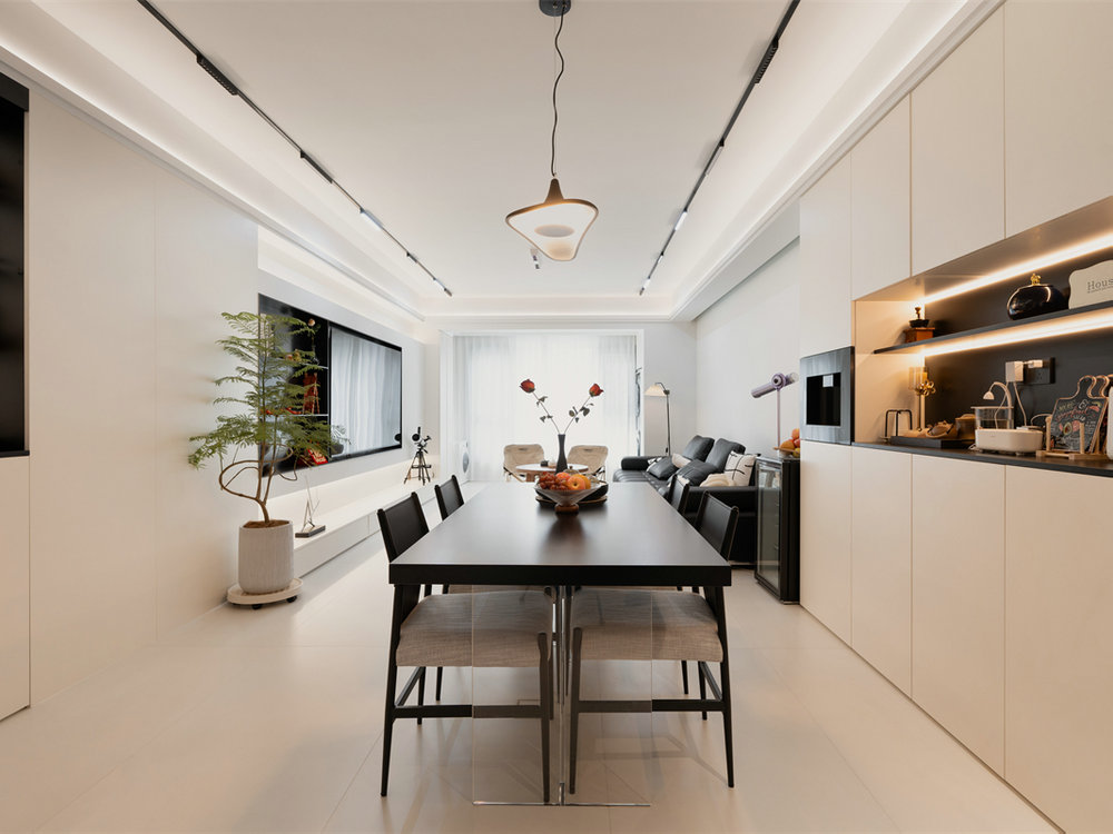 中建鉑公館127平現代風格裝修效果圖