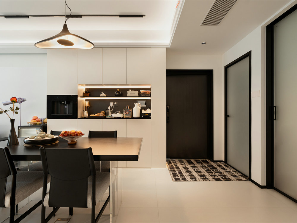 中建鉑公館127平現代風格裝修效果圖