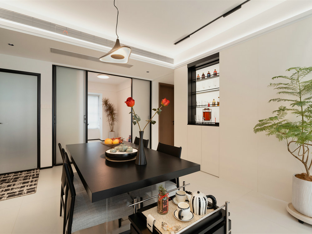 中建鉑公館127平現代風格裝修效果圖