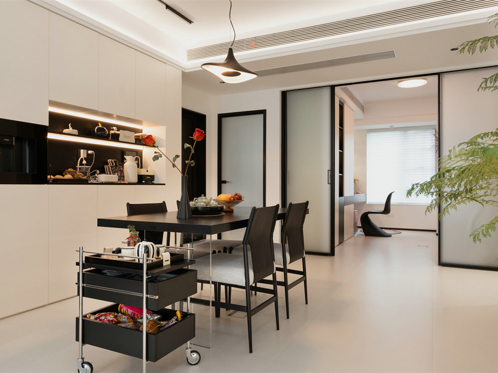 中建鉑公館127平現代風格裝修效果圖