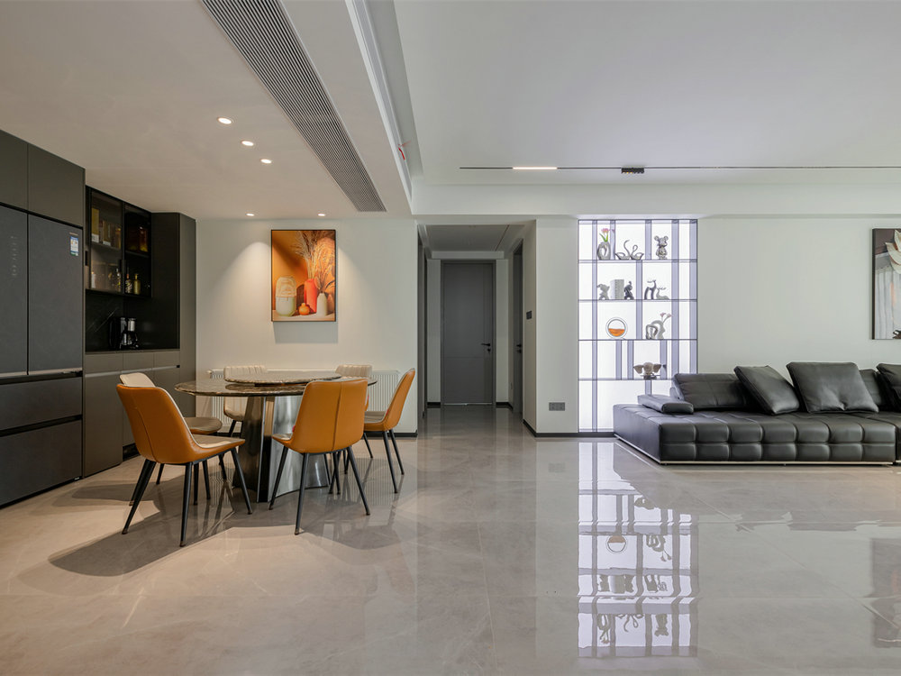 城投聯投江南岸177平現代風格裝修效果圖