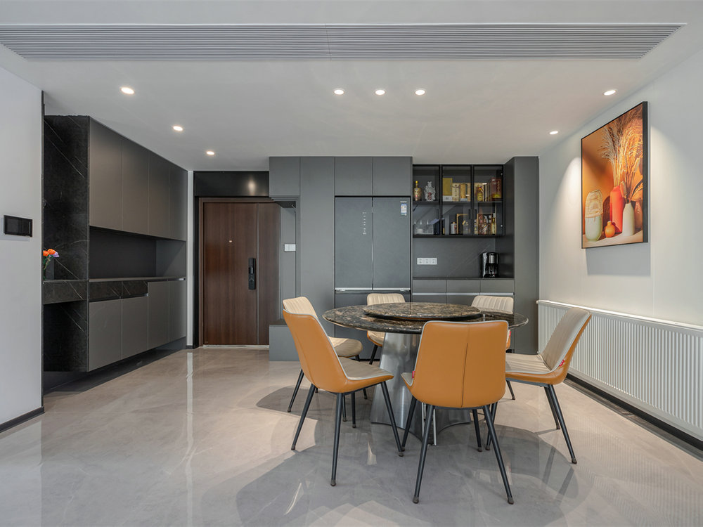 城投聯投江南岸177平現代風格裝修效果圖