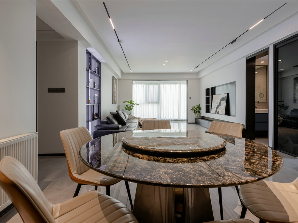 城投聯投江南岸177平現代風格裝修效果圖