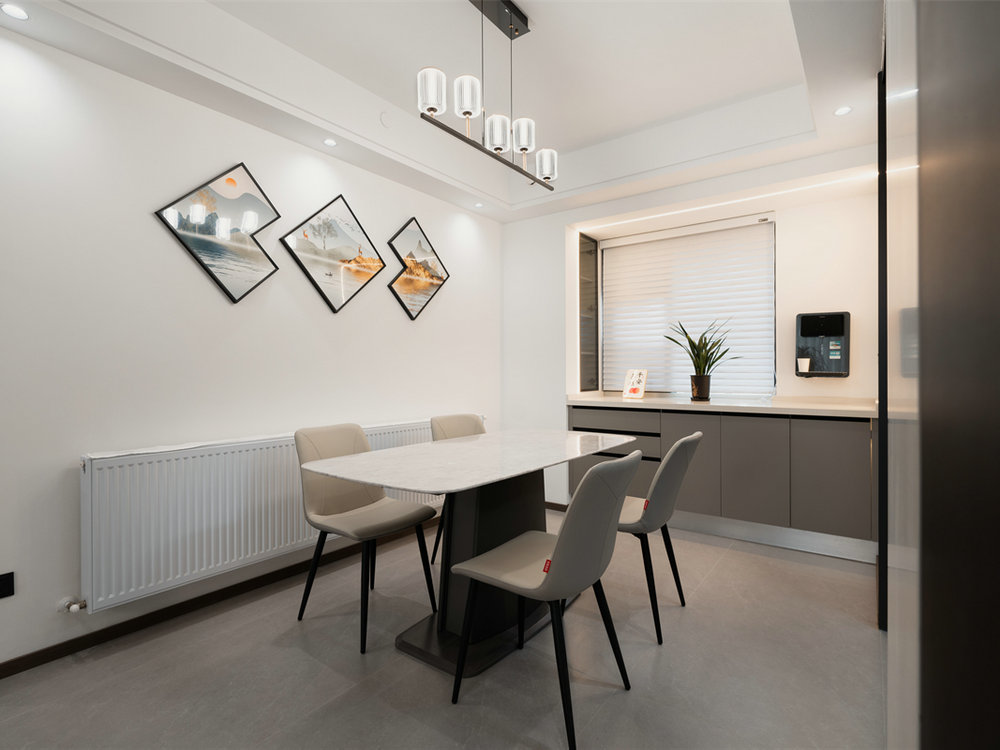 中建鉑公館164平現代風格裝修效果圖