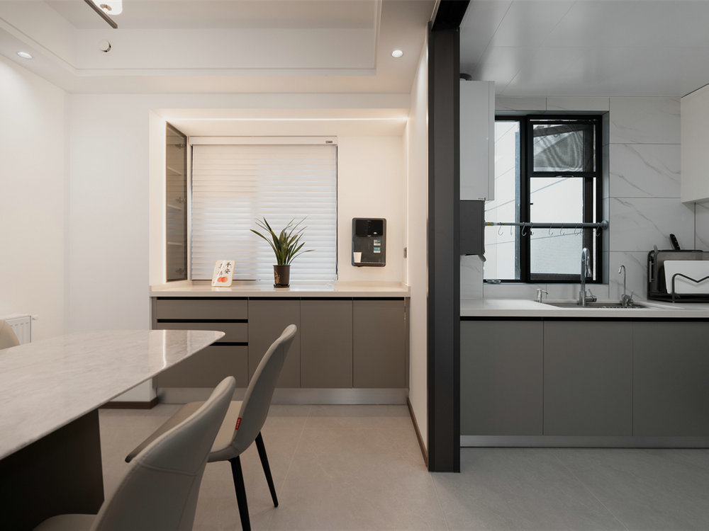 中建鉑公館164平現代風格裝修效果圖