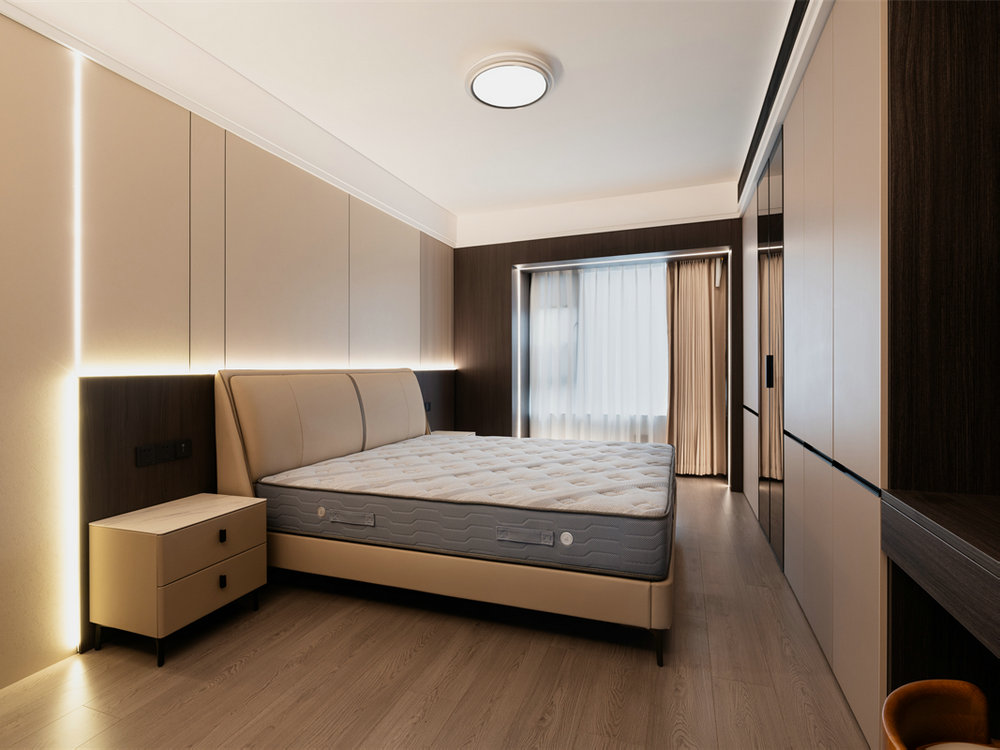 中建鉑公館164平現代風格裝修效果圖