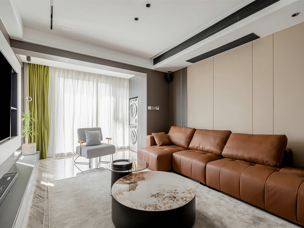 錦繡江城117平現代風格效果圖