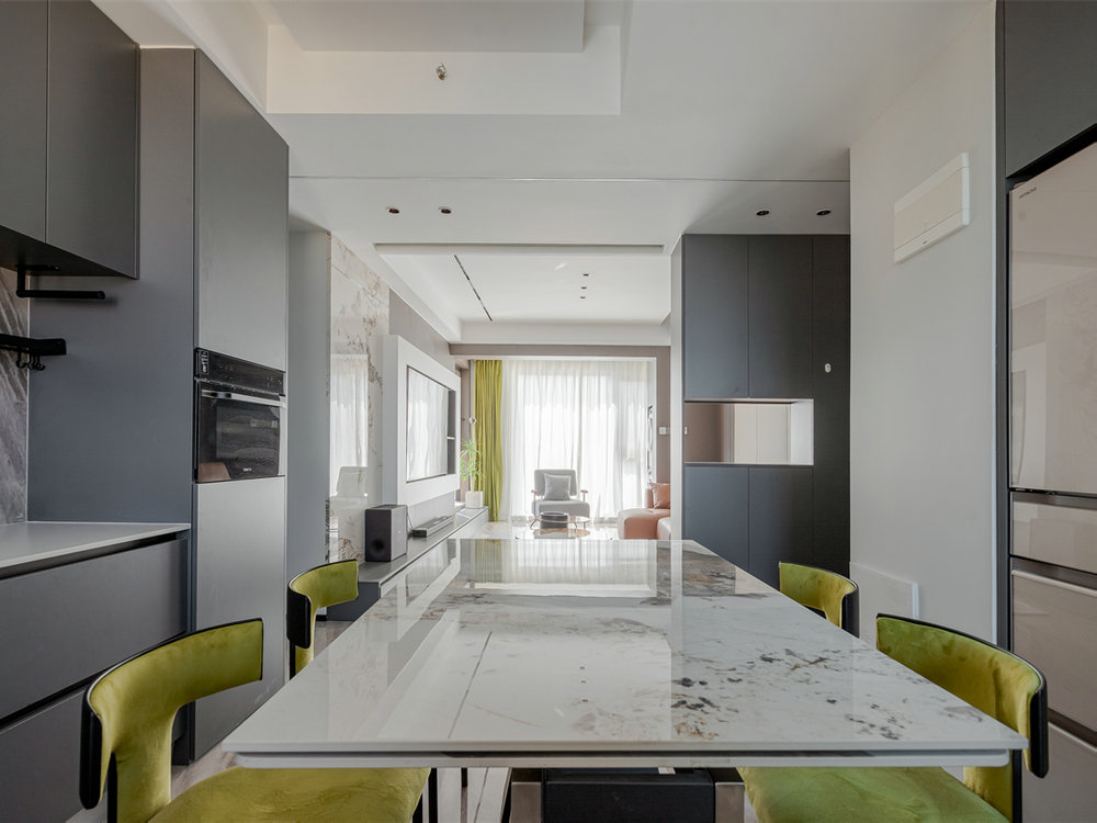 錦繡江城117平現代風格效果圖