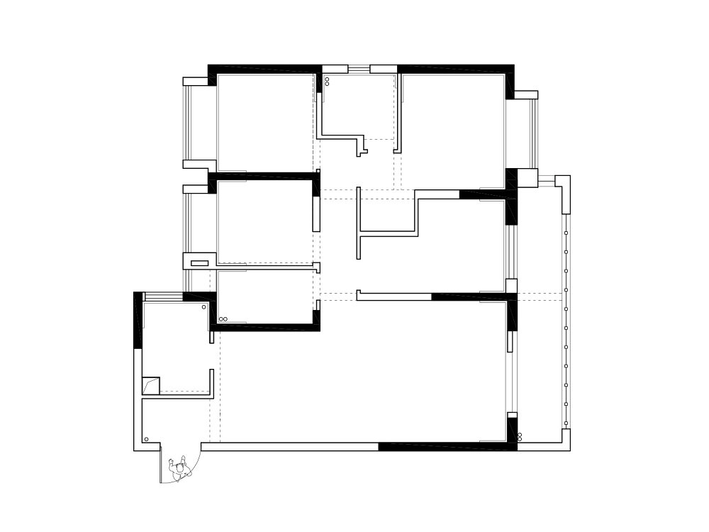 城投聯投江南岸140平意式極簡風格裝修效果圖
