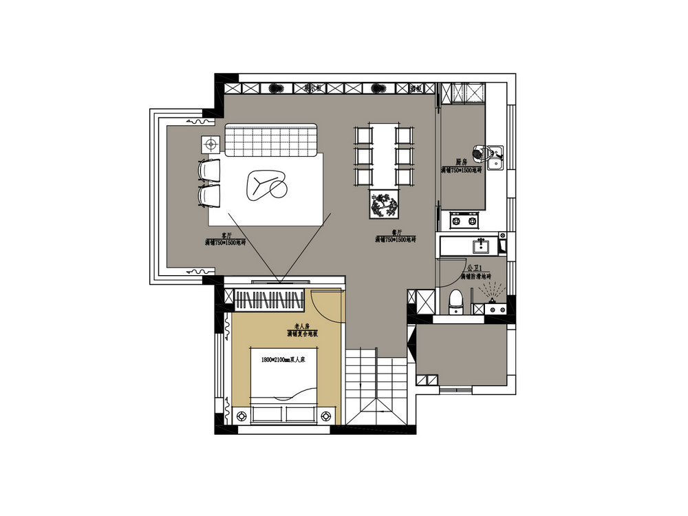 碧樂城170平現代風格別墅裝修效果圖