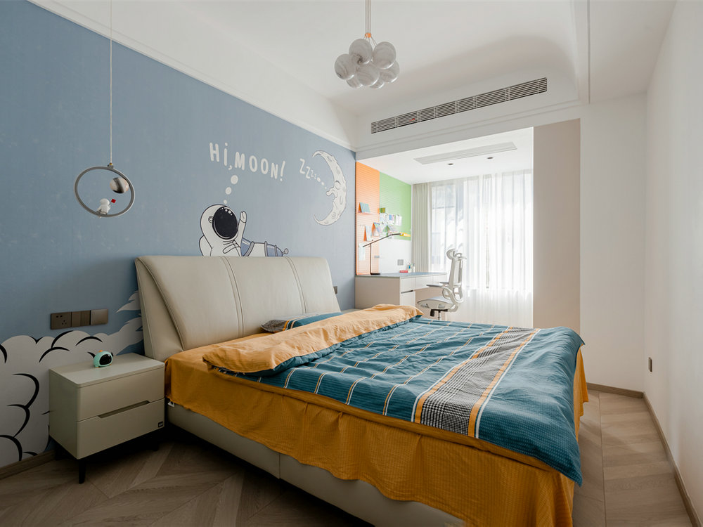 臨空香廷160平現代風格裝修效果圖