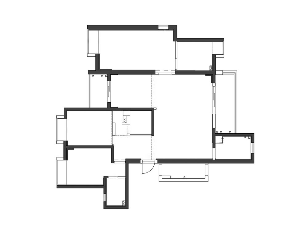 青山樽197平現代風格裝修效果圖