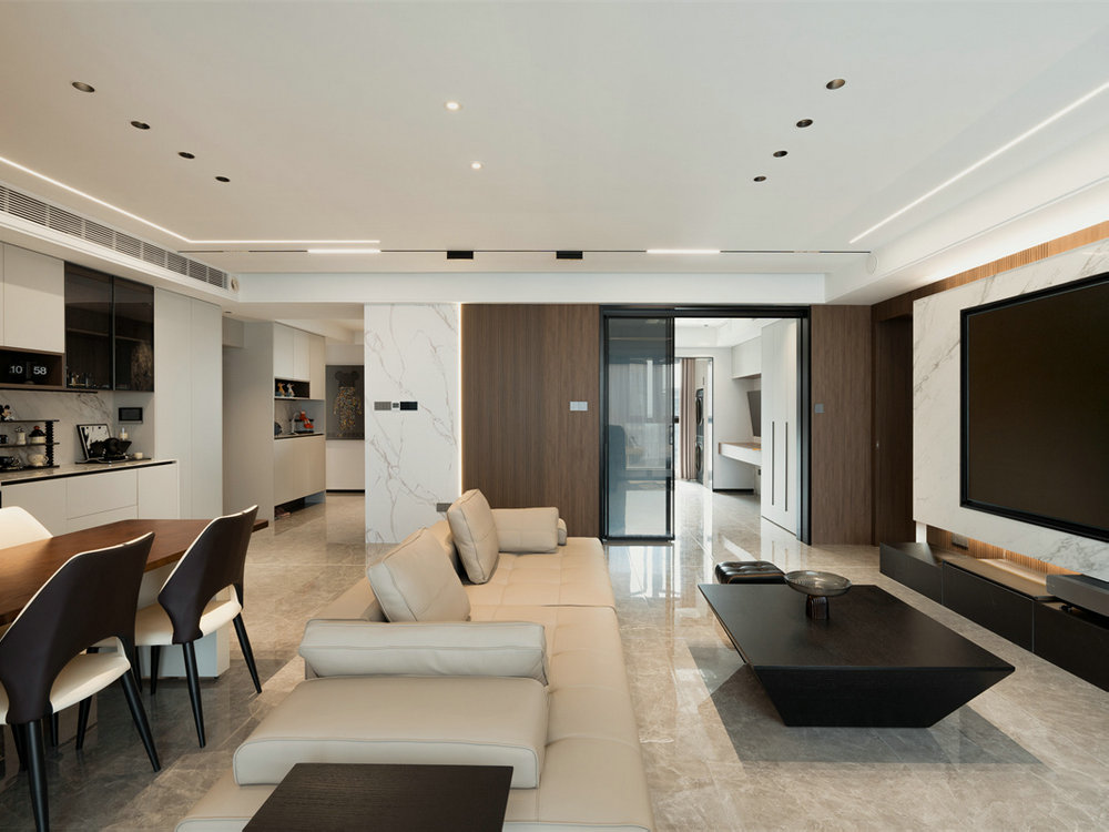 青山樽197平現代風格裝修效果圖