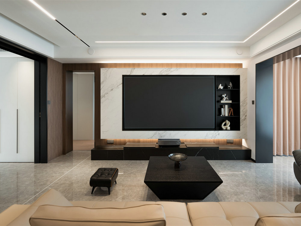 青山樽197平現代風格裝修效果圖