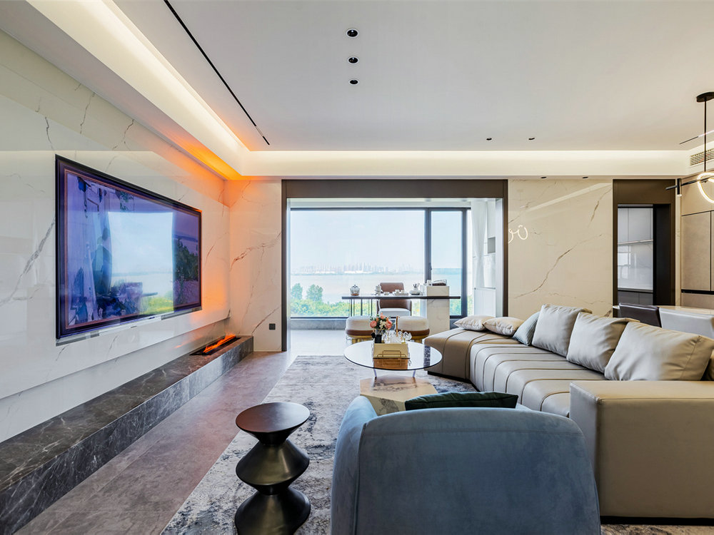 青山樽197平米現代風格裝修效果圖