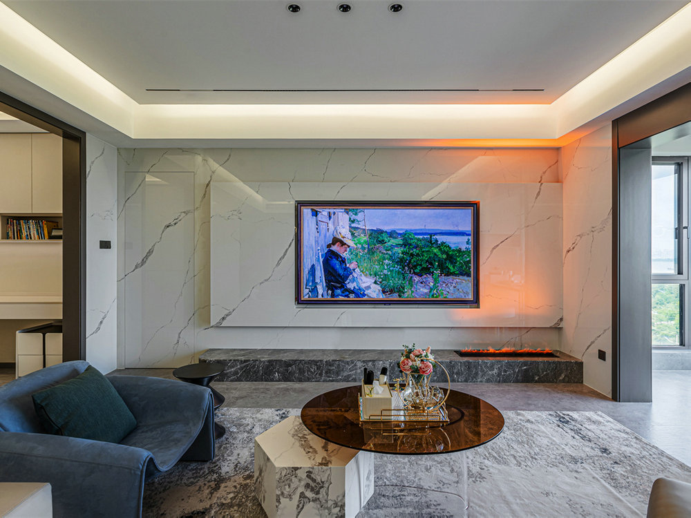 青山樽197平米現代風格裝修效果圖