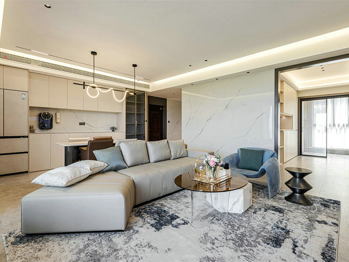 青山樽197平米現代風格裝修效果圖