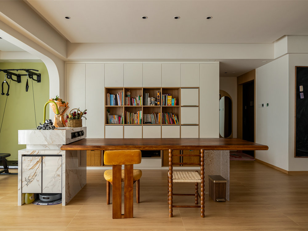 臨江府136平原木奶油風格裝修效果圖