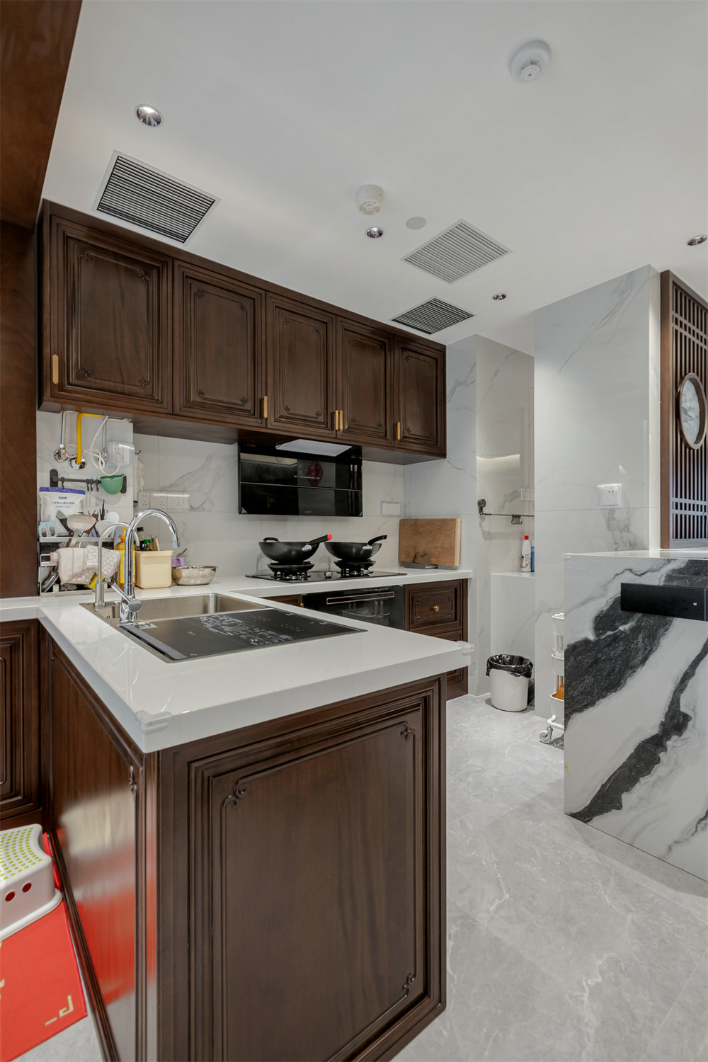 世界城瑜樾東方140平中式風格裝修效果圖