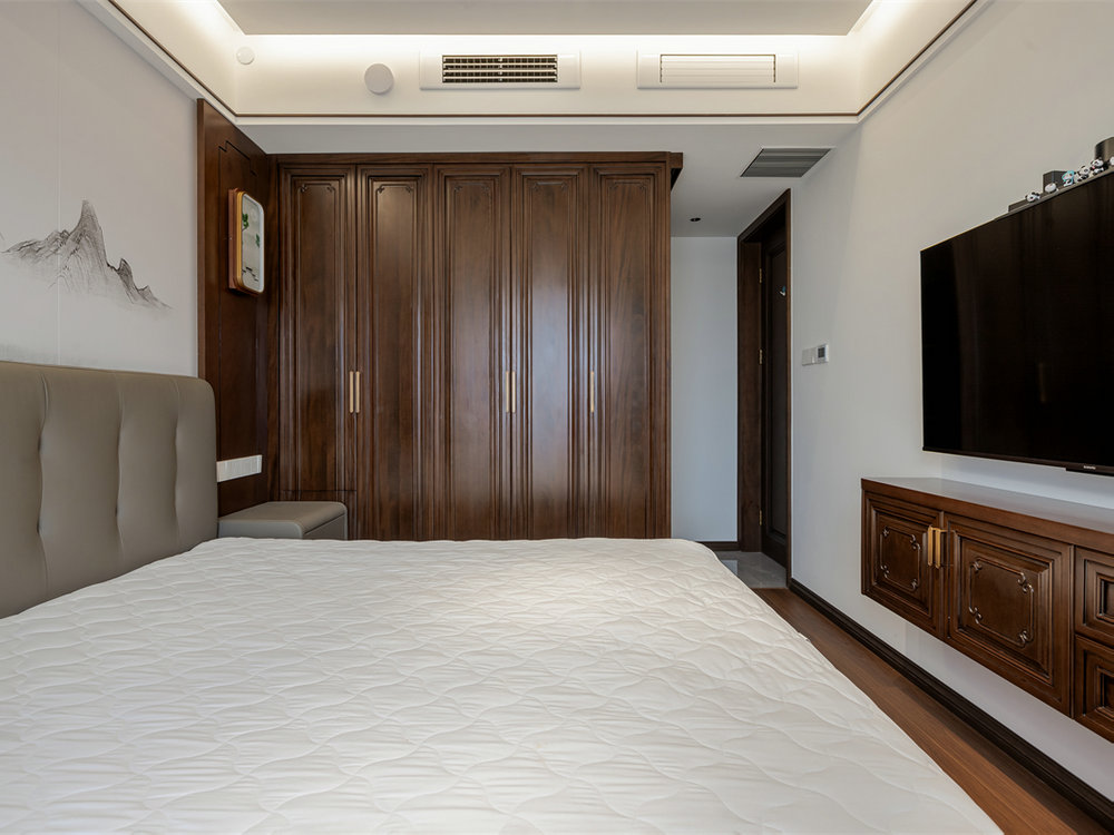 世界城瑜樾東方140平中式風格裝修效果圖