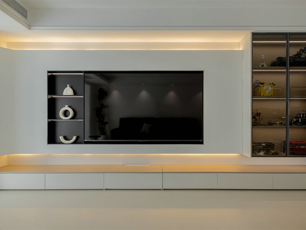 中建鉑公館159平現代奶油風格裝修效果圖