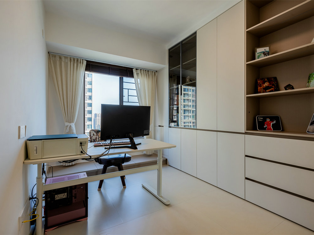 中建鉑公館159平現代奶油風格裝修效果圖