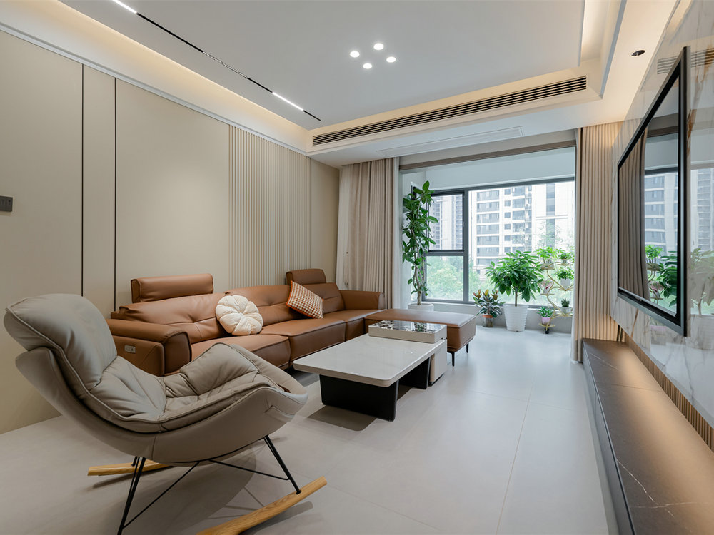 中建大公館116平現代風格裝修效果圖