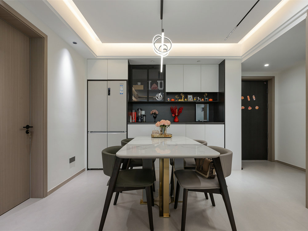 中建大公館116平現代風格裝修效果圖